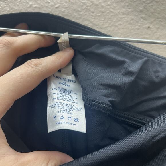 Lands’ End High Waisted Modest Swim Skirt Leggings UPF 50 Women’s 2X 20/22W - Picture 4 of 5